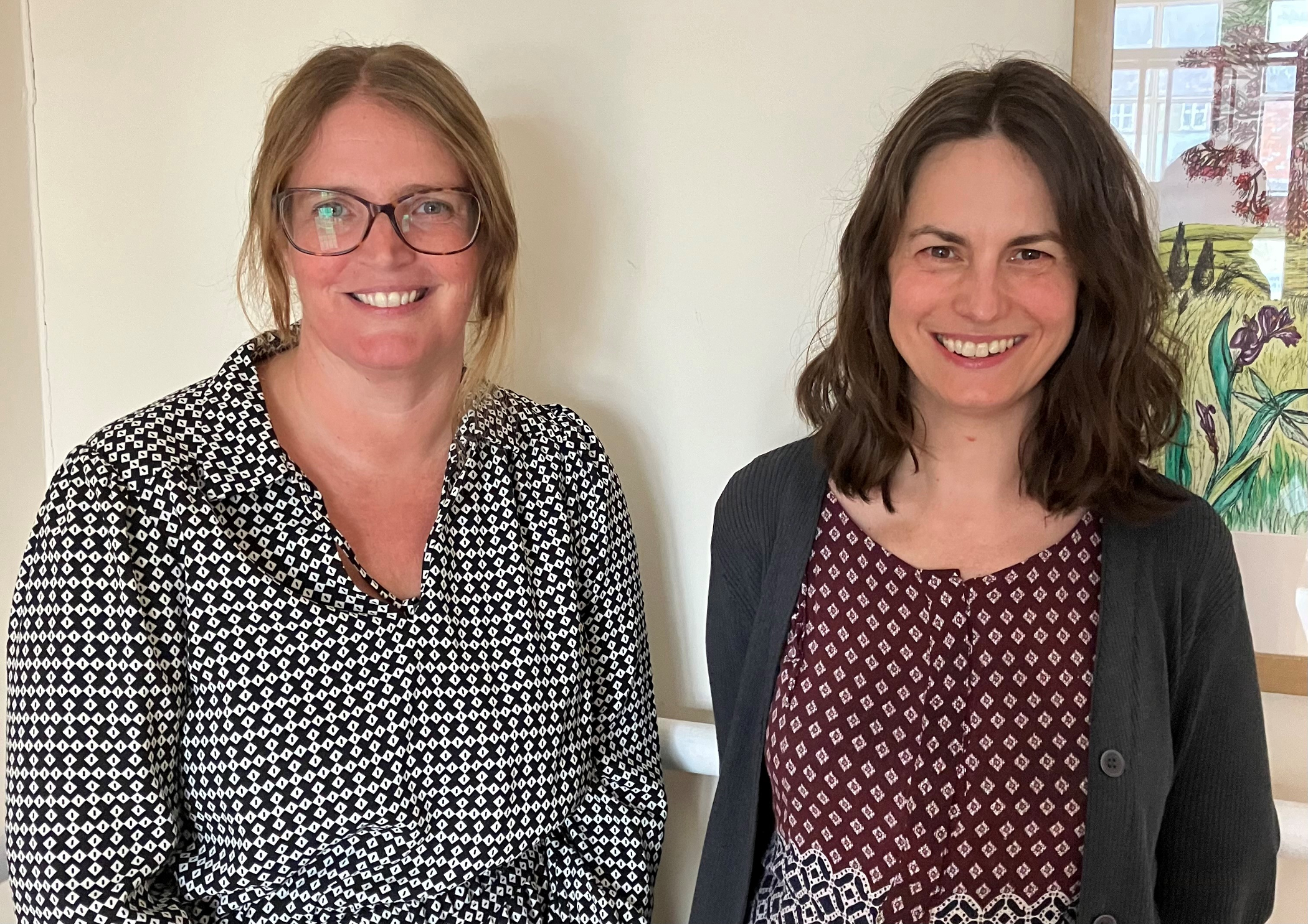 Sandra Griffiths and Nicola Turner stood together smiling